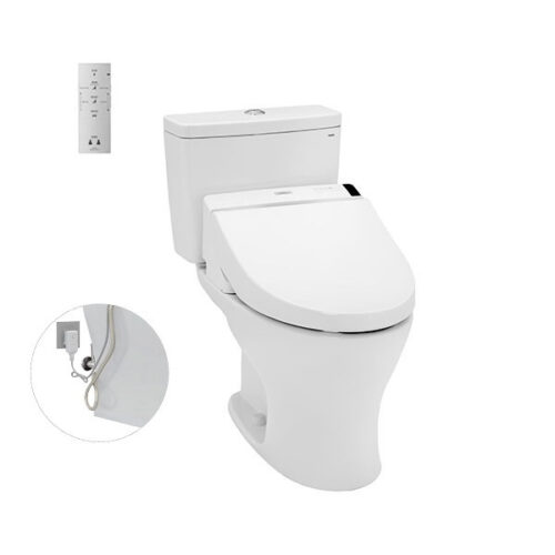 Bản vẽ bàn cầu TOTO CS735DW6